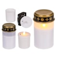 Miniatyrbillede 2 af 3: 4-pak - Gravlys LED / Lys - Lys til grave 1200 timer 1-Pack