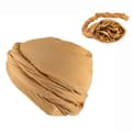 Ny satinturban för män, wave cap unisex, elastisk unisex, elegant huvudbonad