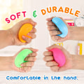 Miniatyrbilde 9 av 9: BALL STRESS STRETCHY 7CM - Perfekt Orange