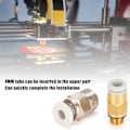 Miniatyrbillede 8 af 8: Metal 3D-printerdele CR-10 Hotend Ekstruder Pneumatisk Tilslutning til Creality V6{GKS}