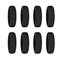 Miniatyrbillede 8 af 10: 8-pak Rejsebeskyttelse til Kuffert Hjul sort black 8pcs-8pcs