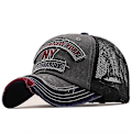 Miniatyrbillede 3 af 5: Fiskeben Herre Mesh Baseball Cap Justerbar Snapback Fiske Broderi Far Hat Mand Barn Trucker Gorra Sommer Fisker Herre Cap r red 56-61cm Adjustable