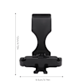 Miniatyrbillede 6 af 8: Biltelefonholder 360° Justerbar Instrumentbrætmontering Stativ Gravitationsdesign Erstatning for Benz E-klasse/GLS 2016‑2021