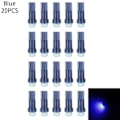 Miniatyrbild 1 av 10: T5 LED Lampor Instrumentbräda BLÅ 20ST 20ST Blå - Perfekt Blå Blue 20Pcs-20Pcs