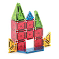 Miniatyrbillede 2 af 7: Magna-Tiles MicroMags Tin 26 dele Multicolor multifärg