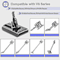 Miniatyrbillede 3 af 4: V8 6000mah udskiftningsbatteri Dyson V8 Sv10 Li-ion batteri til Dyson V8 Absolute Fluffy Animal Sv10 ledningsfri håndholdt støvsuger med pakke