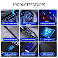 Miniatyrbillede 6 af 6: Gaming Mus med LED / Computermus - G5 Black Svart