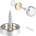 Miniatyrbilde 1 av 9: 8 stk speilskruer dekorative lokk 20MM 20mm