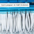 Miniatyrbillede 5 af 5: Standard A4 papirshredder Bærbar papirshredder Manuel dokumentmakulator Dokument Papirklipning også