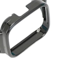 Miniatyrbillede 4 af 8: 2-i-1 Armbånd til Redmi Watch 3, Lynkobling, Blød Silikone, Svedafvisende, Smartwatch Armbånd, Sort Blå