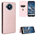 Miniatyrbillede 1 af 5: til Nokia 8.3 5G Læderetui-Xin Pink