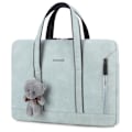 Miniatyrbillede 1 af 5: Computer Taske Dækning Cover Side Lynlås Laptop Håndtaske Notebook Rejse Opbevaring Aktetaske 13'' 14'' 15.6 Tommer Lyseblå 16 Tommer