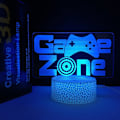 Miniatyrbillede 1 af 3: Kreativ Gave Spilrum Dekoration Natlampe Crack Model Crack Base Game Zone Crack Base Game Zone Crack Touch Colorful Set