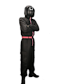 Miniatyrbild 3 av 5: Ny version av Squid Game Cosplay Kostym Spel Jumpsuit Vuxen Män Svart Uniform med Bälte Cosplay Kläder Halloween Karneval Party B 3XL