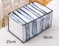 Skuffeorganisering – 9 rom – 36 x 25 x 20 cm – Grå