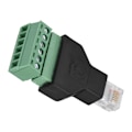 Pikkukuva 7 / 7: 1 kpl Ethernet RJ12 6P6C Uros - 6-nastainen ruuviliitinadapteri [GKS] 0.1