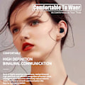 Miniatyrbillede 4 af 5: Bluetooth-hovedtelefoner til søvn, støjreducerende hovedtelefoner til sovende, hovedtelefoner til sidesovere (mørk sort)-XF9-