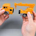 Miniatyrbillede 5 af 5: Magnetiske transformerende ingeniørkøretøjer samlet legetøj - WELLNGS 16 piece set