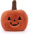 Halloween Läskig Jack O Lantern Pumpa (10 cm x 9 cm)