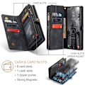 Miniatyrbillede 5 af 9: CaseMe Multi-Slot 2 i 1 Wallet Case Galaxy S25 Sort