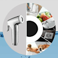 Pikkukuva 4 / 10: Suihkupää WC Bidee Suihkutin Kädessä Pidettävä Hana SET 2