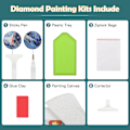 Miniatyrbild 4 av 5: 5D Diamantmålning, Diamantmålning efter nummer-kit, DIY Fl