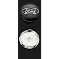 Pikkukuva 2 / 5: 4 kpl mustaa 60 mm auton navakapselin logo-tarraa Ford F:lle