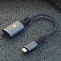 Miniatyrbillede 2 af 6: Lightning til USB-A Kabeladapter Sort