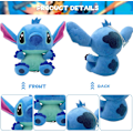 Miniatyrbilde 3 av 5: Stitch kosebamse, Lilo og Stitch plysjleke, 18 cm, Stitch myke leker