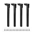 Miniatyrbillede 1 af 5: 4 stk. Foldbare Bordben Foldbare Bordben Multifunktionel Bærbar Stabilisator til Sengeskab Bænk Computerbord Tilbehør-hy (Højde 60 cm)