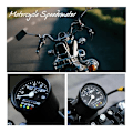 Miniatyrbilde 2 av 5: 1 stk (svart urskive svart) Universal motorsykkel speedometer med bakgrunnsbelysning