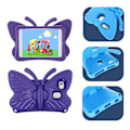 Miniatyrbild 5 av 5: Butterfly Samsung Galaxy Tab A7 Lite 8.7 T220/T225 2021 Case, Childproof, Eva Soft Foam Material, Thick Four Corners, Camera Protection, Shockproof Purple