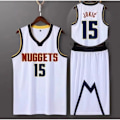 Miniatyrbilde 1 av 6: Sportswear Nikola Jokic Denver Nuggets Basketballtrøye 15 Voksen Basketballtrøye City White City White City White City White 3XS（121-135cm）
