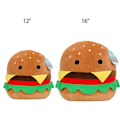 Miniatyrbilde 1 av 4: Stor 8\" Carl Cheeseburger - Offisiell Plysj - Myk og Kosete Mat Fylt Dyrleke - Perfekt Gave til Barn -