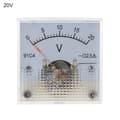 DC voltmeter Analog panelmätare 0-20V 0-20V 0-20V 0-20V