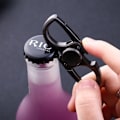 Miniatyrbilde 2 av 3: Fidget Spinner Nøkkelring Menn Kreativ Design Gave Rustfritt Stål Bilnøkkel Midje Henger Sirkel Kreativ