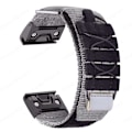 Miniatyrbillede 1 af 10: Nylon Loop Rem Urarmbånd GRÅT TIL GARMIN 22MM TIL grå grey For Garmin 22mm-For Garmin 22mm
