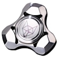 Miniatyrbillede 1 af 5: 1.5' Tri Metal Spinner Fidget Legetøj Prime, R188 Rustfrit Stål_xx