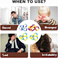 Miniatyrbilde 6 av 6: 4 stk Tangle Fidget Toy, Kreative Stille Fidget Toys for å lindre, Finger Hand Tangle Toy Klassisk Sensorisk Fidget Twist Toy