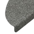 Miniatyrbilde 7 av 8: vidaXL Trappematter selvklebende 15 stk 56x17x3 cm grå Grey grå