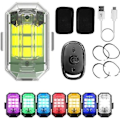 Miniatyrbilde 1 av 3: Trådløst LED-blinklys med høy lysstyrke, 7 farger oppladbare blinklys 1Pack