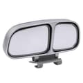 Adjustable Wide Angle Car Rearview Mirror Blind Spot Auxiliary Side Mirror Silver Left silver Left