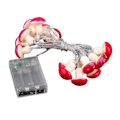 Miniatyrbillede 1 af 6: LED Svampe Lysstreng Batteridrevet Feelygter Have- og Festdekorationer til Jul, Bryllup, Valentinsdag og Mere