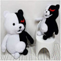 Miniatyrbillede 3 af 5: Monokuma Plyslegetøj Cosplay Udstoppede Dyr Legetøj Super Sød