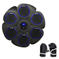 Miniatyrbild 1 av 6: Smart Music Boxningsmaskin Väggmål Bluetooth Kompatibel Träningsutrustning Med Boxningshandskar Svart Svart Black Wind Car Model
