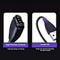 Miniatyrbillede 7 af 10: Garmin Fenix 7 6 5 Venu 2 Plus Instinct 2 EPIX 2 Oplader Data USB USB