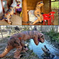 Miniatyrbilde 5 av 8: Oppblåsbar Kostyme Voksen Oppblåsbar Dinosaur Kostymer T rex Kostyme for Voksen