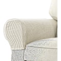 Miniatyrbild 1 av 5: Fåtöljöverdrag armstöd stretch soffa armstödsskydd armstödsöverdrag för stolar (FMY) Cream