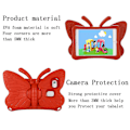 Miniatyrbild 3 av 4: Butterfly Samsung Galaxy Tab A7 Lite 8.7 T220/T225 2021 Case, Childproof, Eva Soft Foam Material, Thick Four Corners, Camera Protection, Shockproof Red