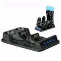 Miniatyrbillede 4 af 5: 4-i-1 Controller-oplader Dockningsstation Stativ til Playstation PS4 PSVR VR Move